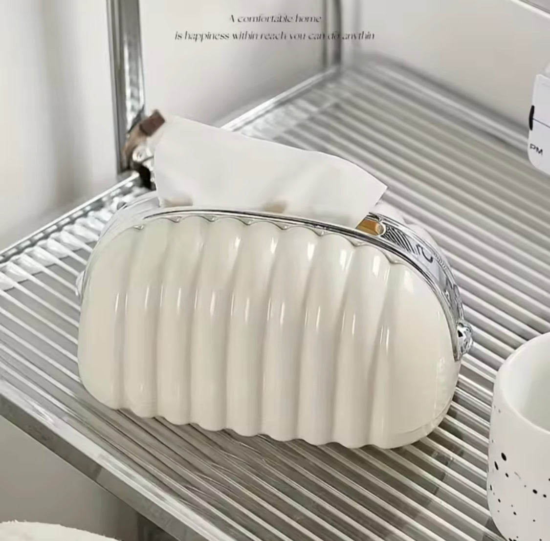 Creative Shell Tissue Box, Luxury Bread Style Tissue Box, Tea Table Decoration Napkin Paper Box Creative Shell Tissue Box, Luxury Bread Style Tissue Box, Tea Table Decoration Napkin Paper Box